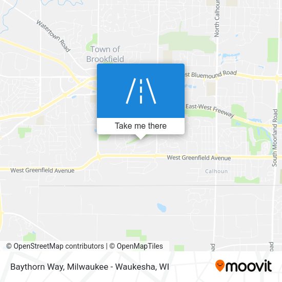 Mapa de Baythorn Way