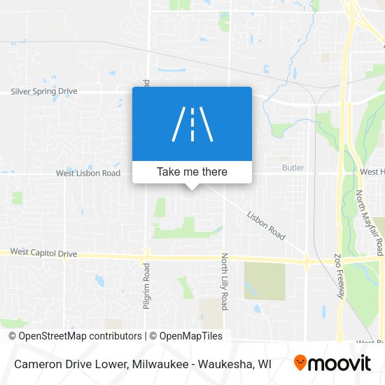 Cameron Drive Lower map