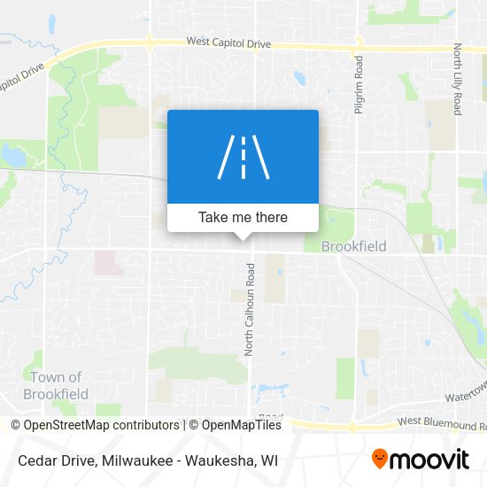 Mapa de Cedar Drive