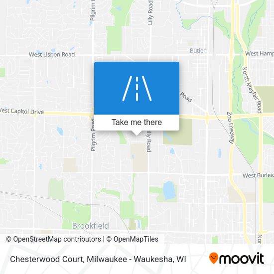 Chesterwood Court map