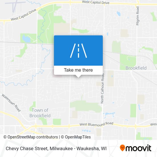 Mapa de Chevy Chase Street