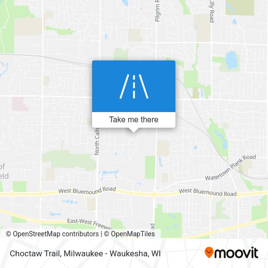 Choctaw Trail map