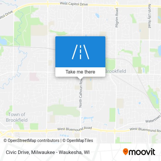 Civic Drive map