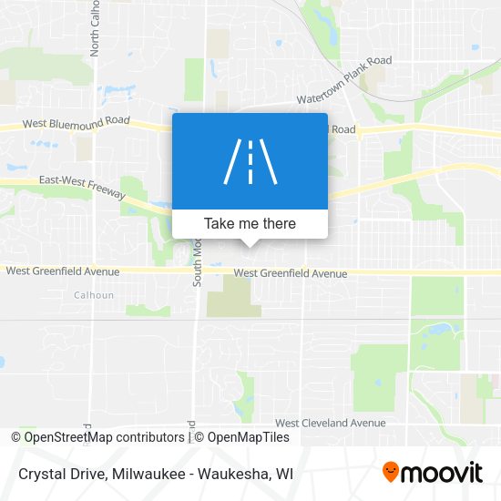 Crystal Drive map