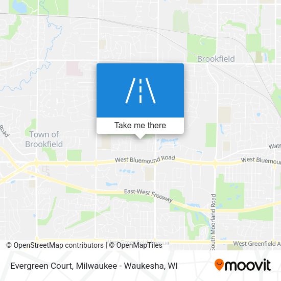 Evergreen Court map