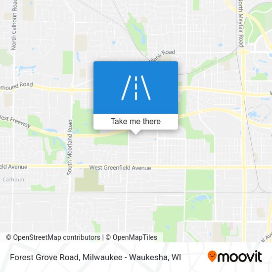 Mapa de Forest Grove Road