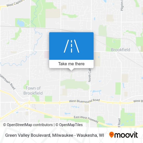 Mapa de Green Valley Boulevard