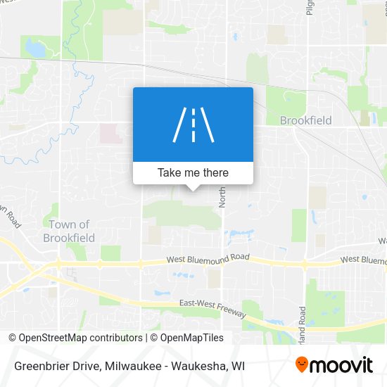 Greenbrier Drive map