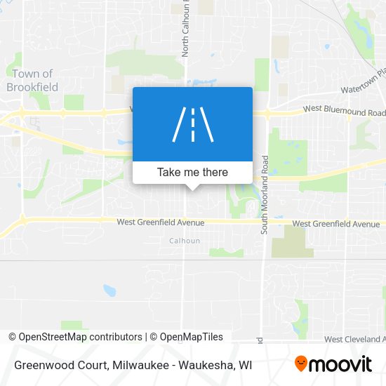 Greenwood Court map