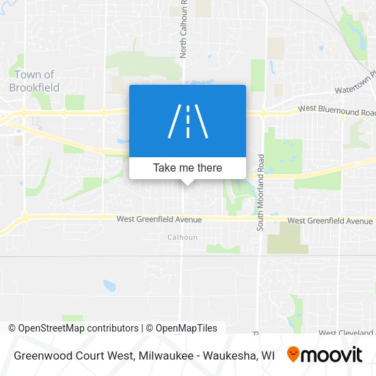 Greenwood Court West map