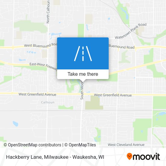 Hackberry Lane map