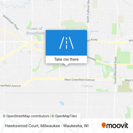 Mapa de Hawkswood Court