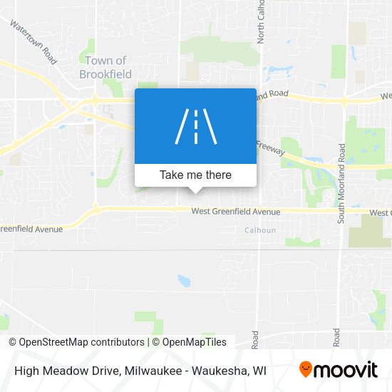 Mapa de High Meadow Drive