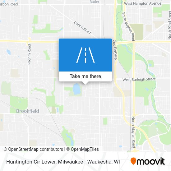 Huntington Cir Lower map