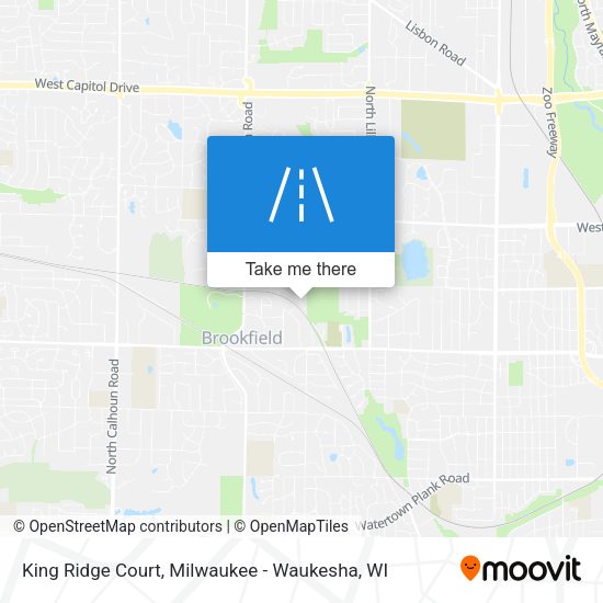 King Ridge Court map