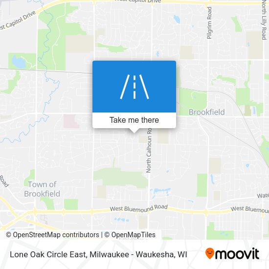 Lone Oak Circle East map