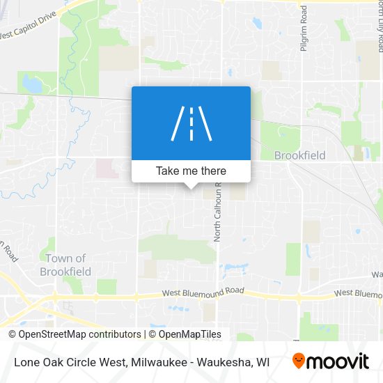 Mapa de Lone Oak Circle West