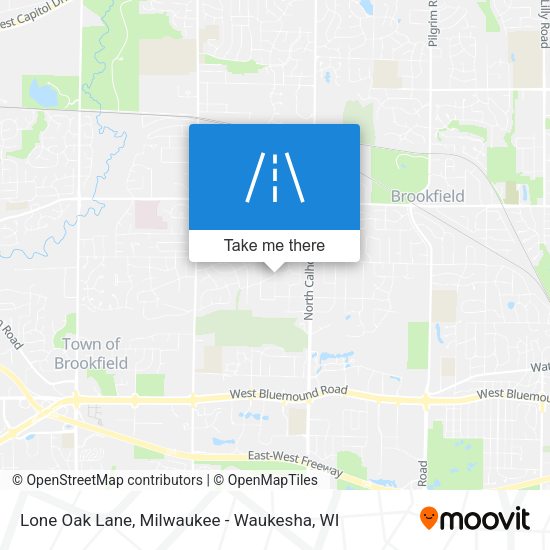 Lone Oak Lane map
