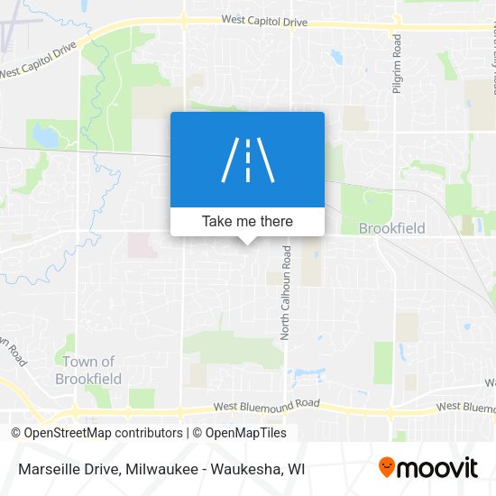 Marseille Drive map