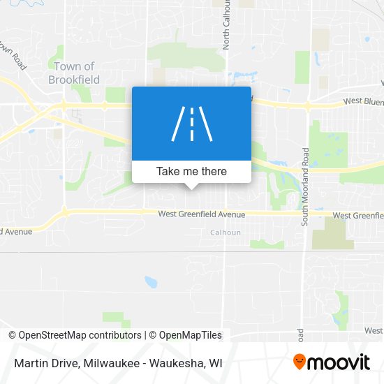 Mapa de Martin Drive
