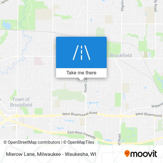 Mierow Lane map