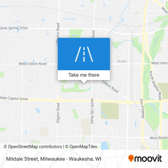Mapa de Mildale Street