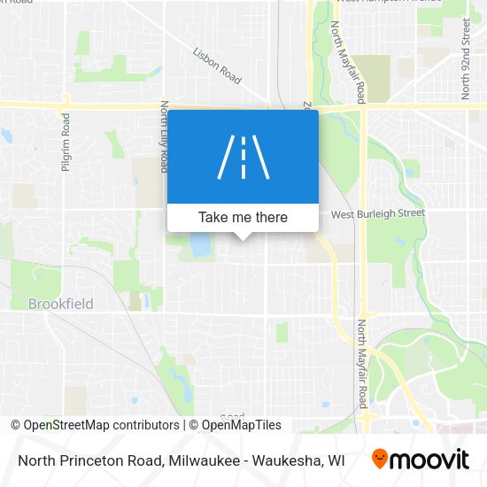 North Princeton Road map