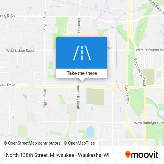 North 138th Street map