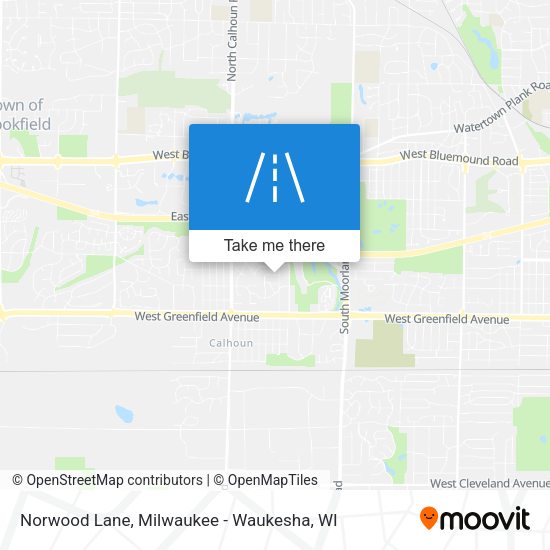 Norwood Lane map
