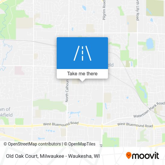 Old Oak Court map