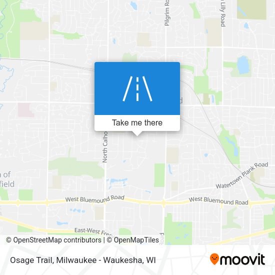 Osage Trail map