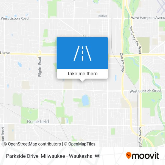 Parkside Drive map