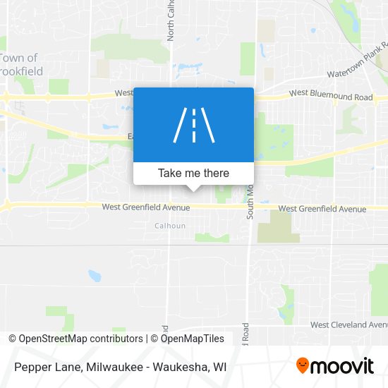 Pepper Lane map