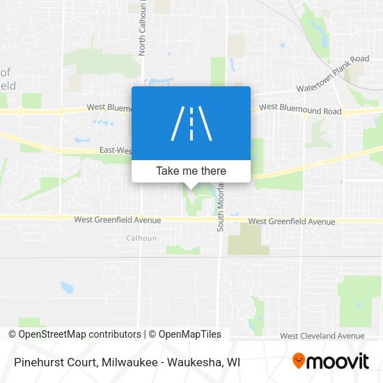 Pinehurst Court map