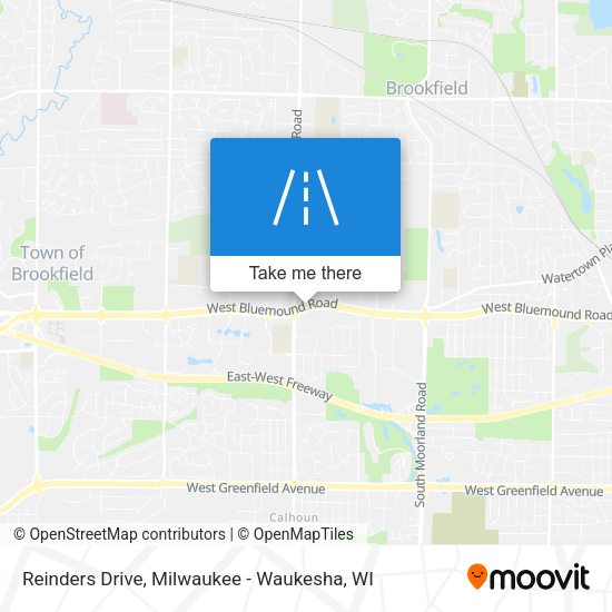Mapa de Reinders Drive