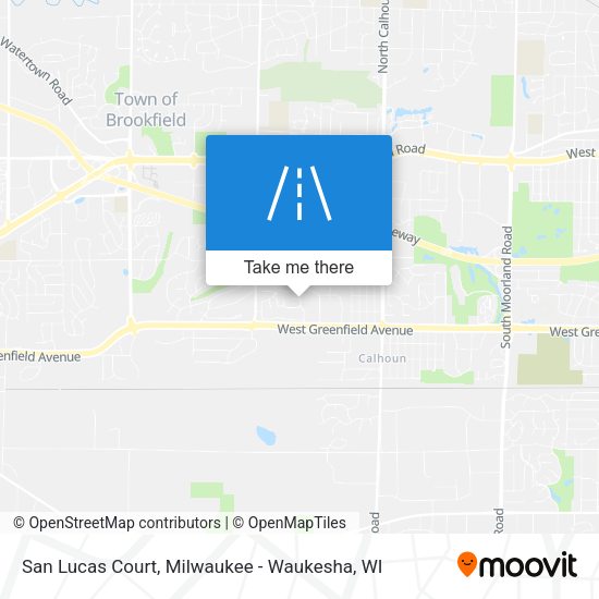 San Lucas Court map