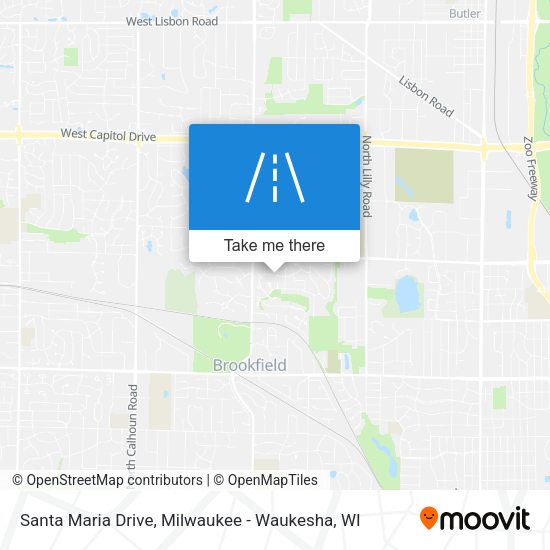 Mapa de Santa Maria Drive