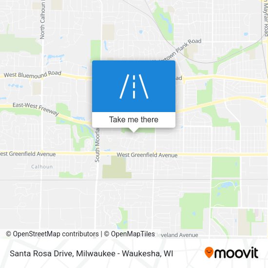 Santa Rosa Drive map