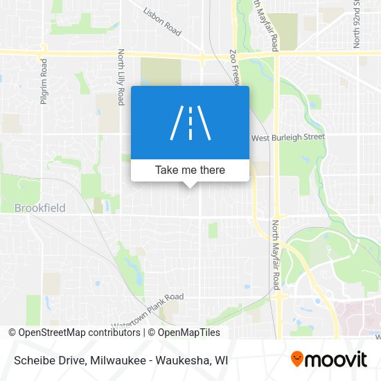 Mapa de Scheibe Drive