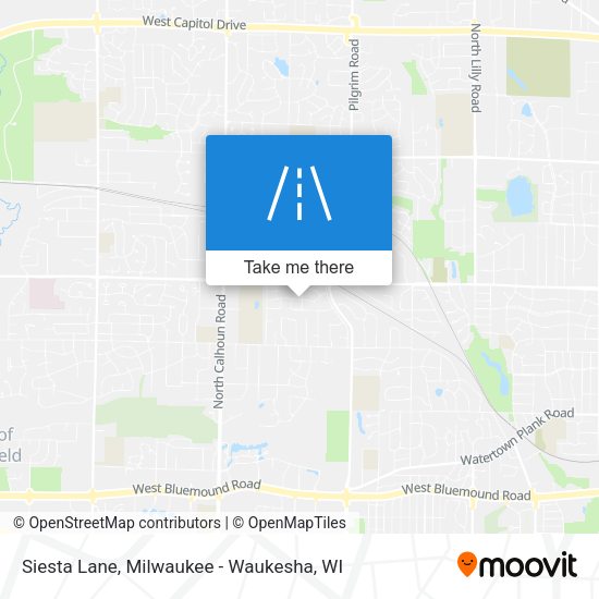 Mapa de Siesta Lane