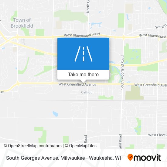 South Georges Avenue map