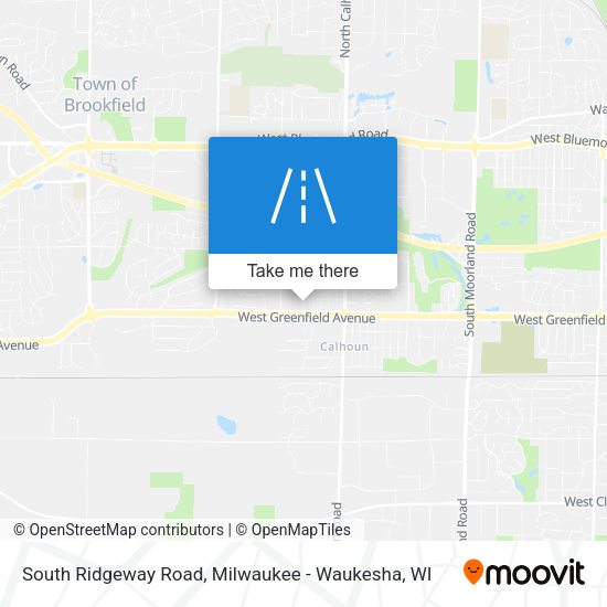 Mapa de South Ridgeway Road