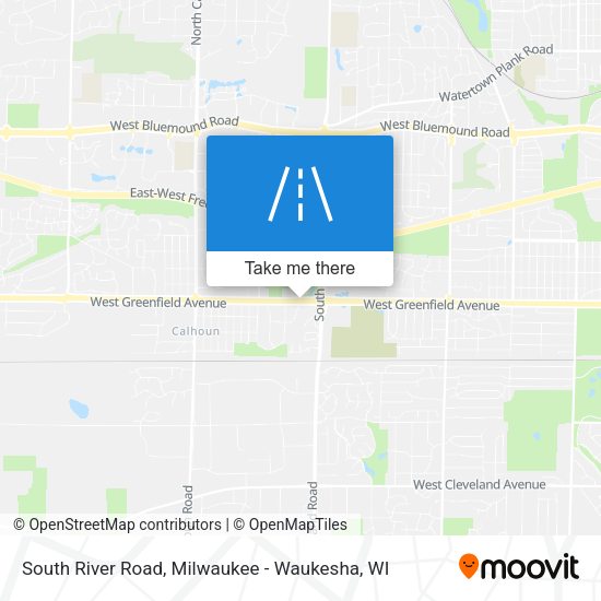 South River Road map