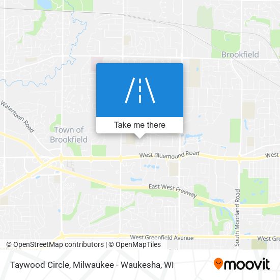 Taywood Circle map