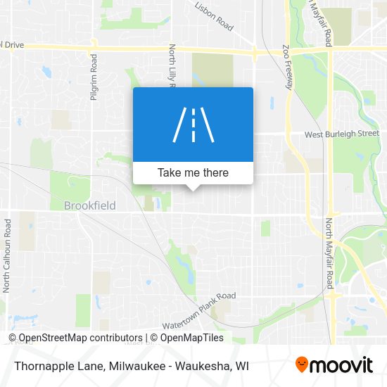 Mapa de Thornapple Lane
