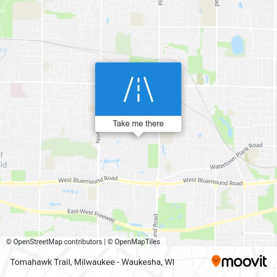Tomahawk Trail map
