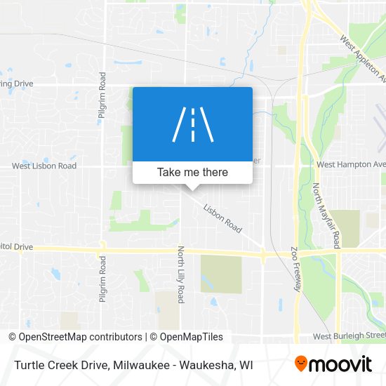 Turtle Creek Drive map