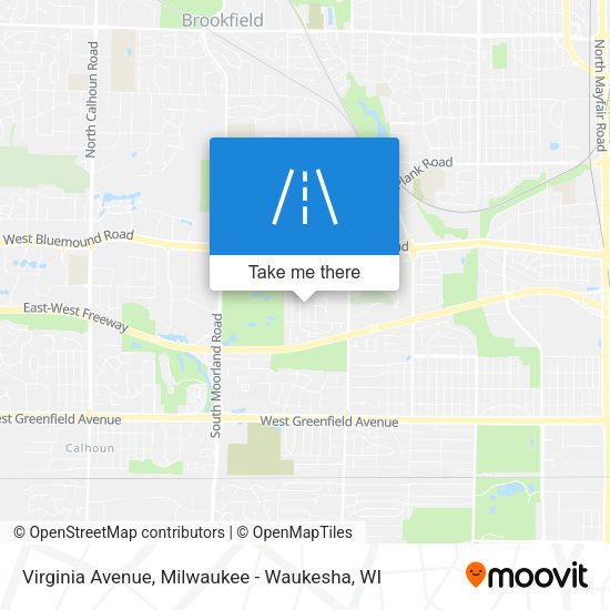 Virginia Avenue map