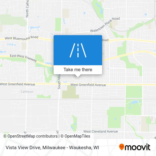 Mapa de Vista View Drive