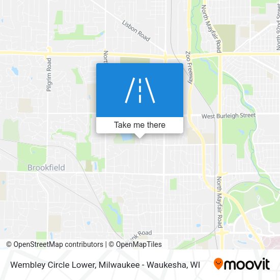 Wembley Circle Lower map